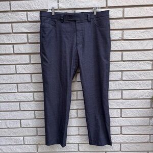 Joseph Abboud 5 Pocket Wool Blend Dress Pants Dark Grey